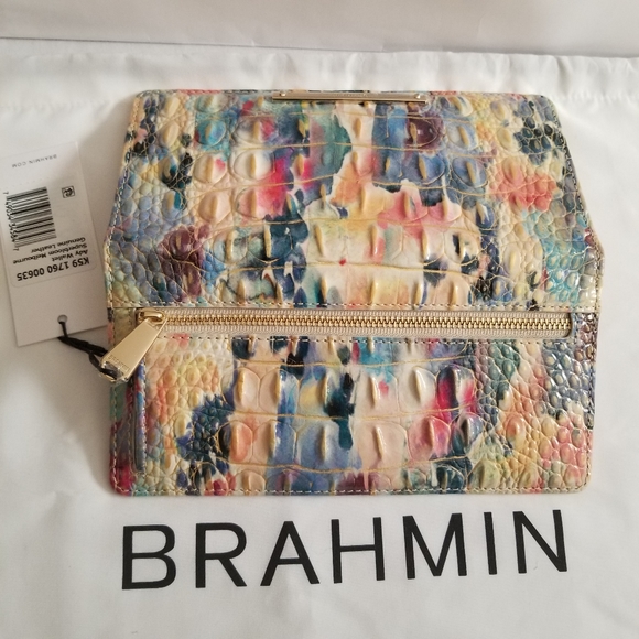 NWT Brahmin Superbloom Melbourne Ady Wallet - Picture 5 of 12